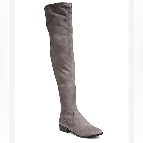 Aldo Elinna Gray Over the Knee High Boots - Picture 1 of 7